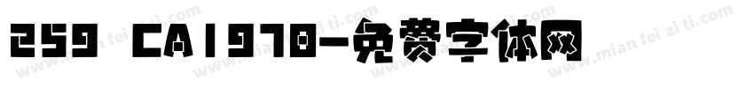 259 CA1978字体转换